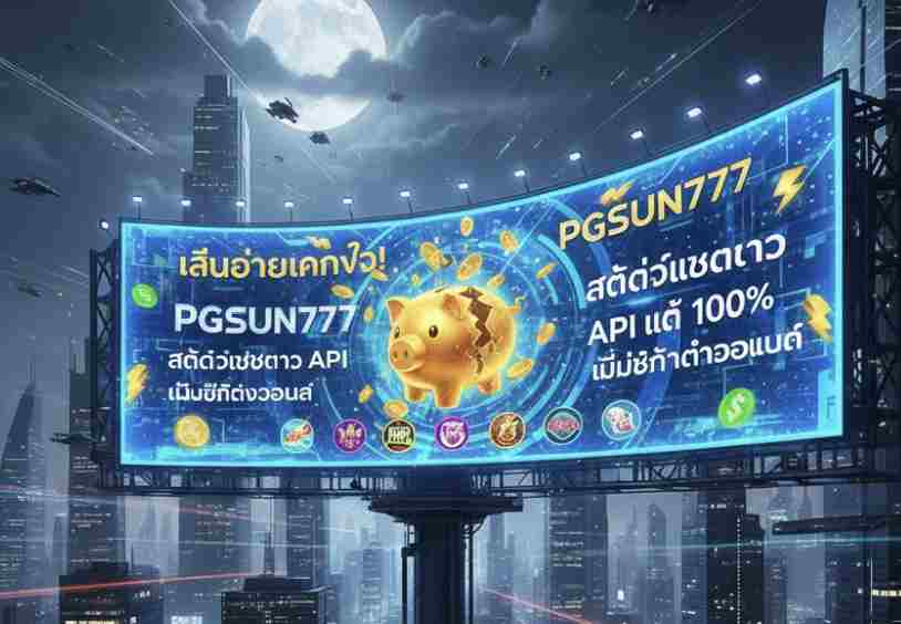 เล่นง่ายแตกไว! PGSUN777 สล็อตเว็บตรง API แท้ 100%
